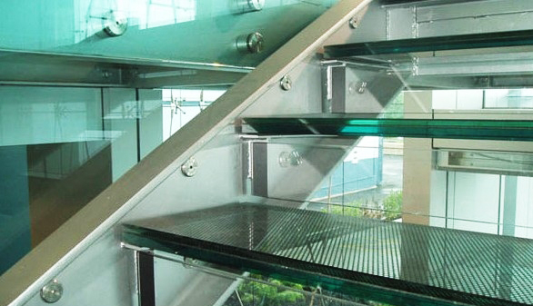 Anti-Skid Flooring Laminated Glass